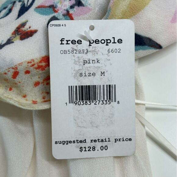 NWT | Free People | Island Time Wide Leg Jumpsuit | Ivory | Medium - Picture 8 of 15